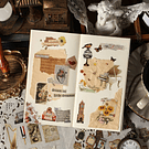 libreta stickers 50 hojas Retro Vintage