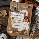 libreta stickers 50 hojas Retro Vintage