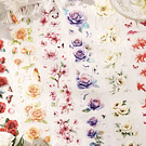 Caja 4 cintas de sticker florales