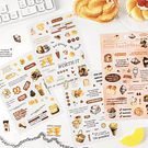 sticker tipo retro colores (4 unidades)