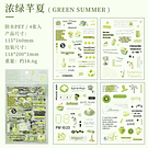 sticker tipo retro colores (4 unidades)