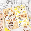 sticker tipo retro colores (4 unidades)