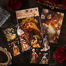 Set de Stickers Dama Antigua (4 laminas)