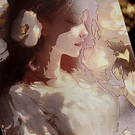 Set de Stickers Dama Antigua (4 laminas)