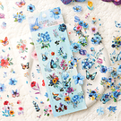 Tiras de sitickers florales (10 Piezas)