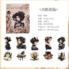 Set de Stickers Dama con Sombrero