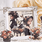 Set de Stickers Dama con Sombrero