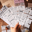 Set de Stickers con Frases Vintage