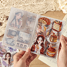 Mini Libreta stickers 20 Hojas Vintage