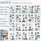 Mini Libreta stickers 20 Hojas Vintage