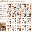 Mini Libreta stickers 20 Hojas Vintage