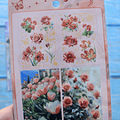 Set 4 laminas de Stickers diseños Floreados