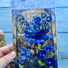 Set 4 laminas de Stickers diseños Floreados