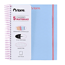 Cuaderno 5 Materias 200H 7Mm 