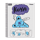 Cuaderno Universitario 100 hojas BT21 100 hojas matematicas 7mm