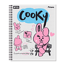 Cuaderno Universitario 100 hojas BT21 100 hojas matematicas 7mm