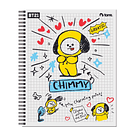 Cuaderno Universitario 100 hojas BT21 100 hojas matematicas 7mm