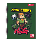 Cuaderno universitario Minecraft 100 hojas cuadriculado 7 mm