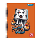 Cuaderno universitario Minecraft 100 hojas cuadriculado 7 mm