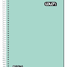Cuaderno 3 materias Colores Pasteles,120 hojas matematicas 7mm.-