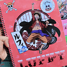 Cuaderno Tres Materias One Piece 150 Hojas 7mm