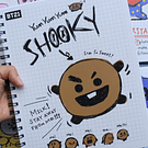 Cuaderno Universitario 100 hojas BT21 100 hojas matematicas 7mm