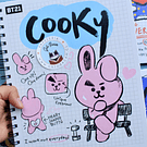 Cuaderno Universitario 100 hojas BT21 100 hojas matematicas 7mm