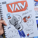 Cuaderno Universitario 100 hojas BT21 100 hojas matematicas 7mm