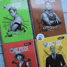 Cuaderno tres materias One Piece Netflix