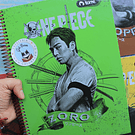 Cuaderno tres materias One Piece Netflix