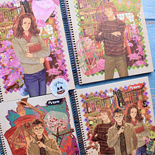 Cuaderno tres materias Harry Potter diseño Trucos