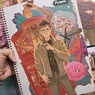 Cuaderno tres materias Harry Potter diseño Trucos