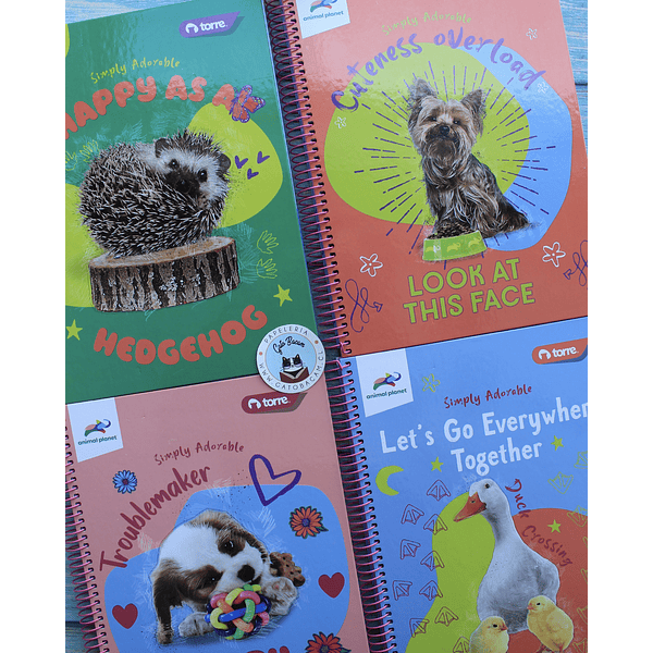 Cuaderno tres materias diseño Animal Planet 150 hojas