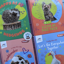Cuaderno tres materias diseño Animal Planet 150 hojas