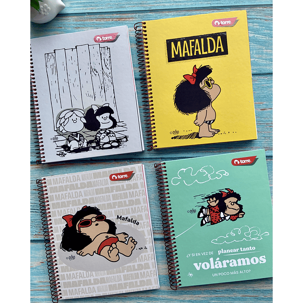 Cuaderno Medio Oficio Mafalda 150 Hojas