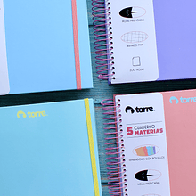 Cuaderno 5 Materias 200H 7Mm 