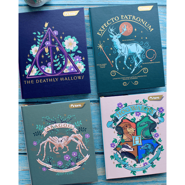 Cuaderno XL torre HArry Potter 250 Hojas cuadriculadas 