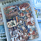 libreta stickers 50 hojas Retro Vintage