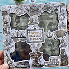 Caja 100 stickers diseños Vintage