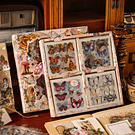 Caja 100 stickers diseños Vintage