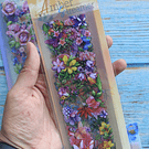 Tiras de sitickers florales (10 Piezas)