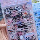 sticker tipo retro colores (4 unidades)