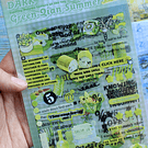 sticker tipo retro colores (4 unidades)