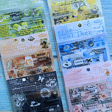 sticker tipo retro colores (4 unidades)