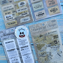 Set de Stickers con Frases Vintage