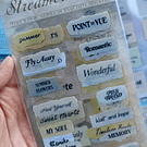 Set de Stickers con Frases Vintage