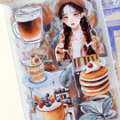 Mini Libreta stickers 20 Hojas Vintage