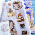 Mini Libreta stickers 20 Hojas Vintage