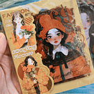 Set 10 stickers estilo Japones