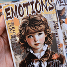 Libro Stickers chica Vintage 20 Hojas